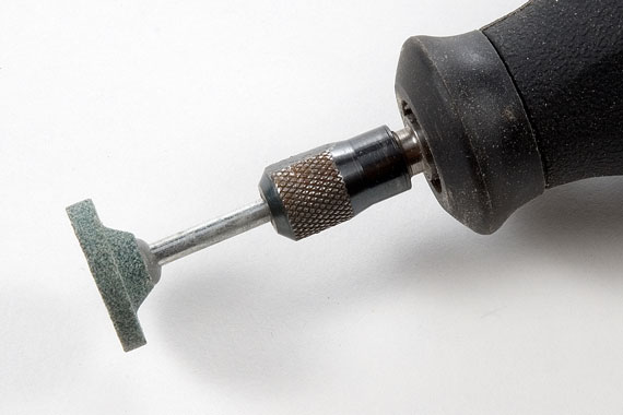 grinding stone bit in a rotary tool